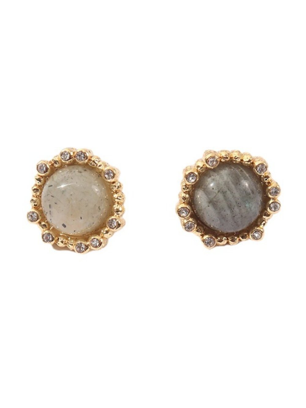 Alexis Bittar Vintage Sparkling Stone Stud Earrings